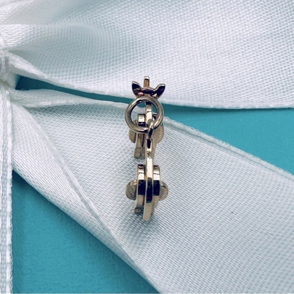 RARE Tiffany & Co. 18K Rose Gold Save The Wild Rhino Charm with PACKAGING - Picture 6 of 10